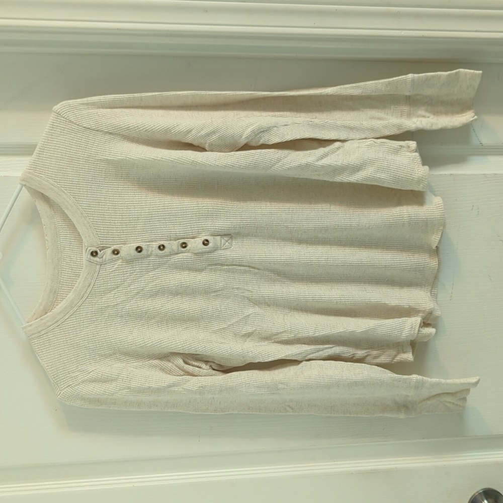 Aerie Waffle Knit Top size Large